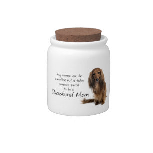 Dachshund Mom Treat Jar