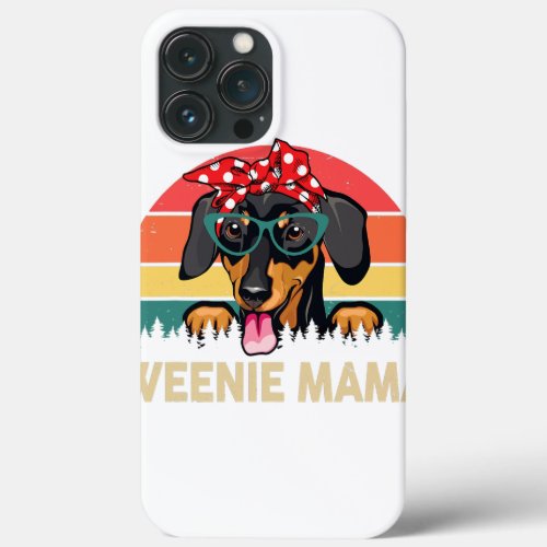 Dachshund Mom Weenie Mama Gifts Weiner Dog Womens iPhone 13 Pro Max Case