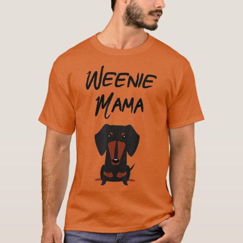 Dachshund Mom  Weiner dog Womens  T_Shirt