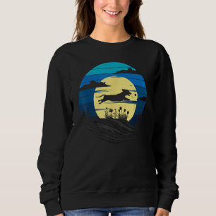 Dachshund Moon Doxie Weiner Wiener Dog Sweatshirt