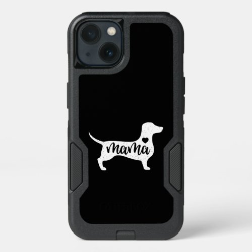 Dachshund Mors Day Mama Dog Mom Paw Lover Gift iPhone 13 Case