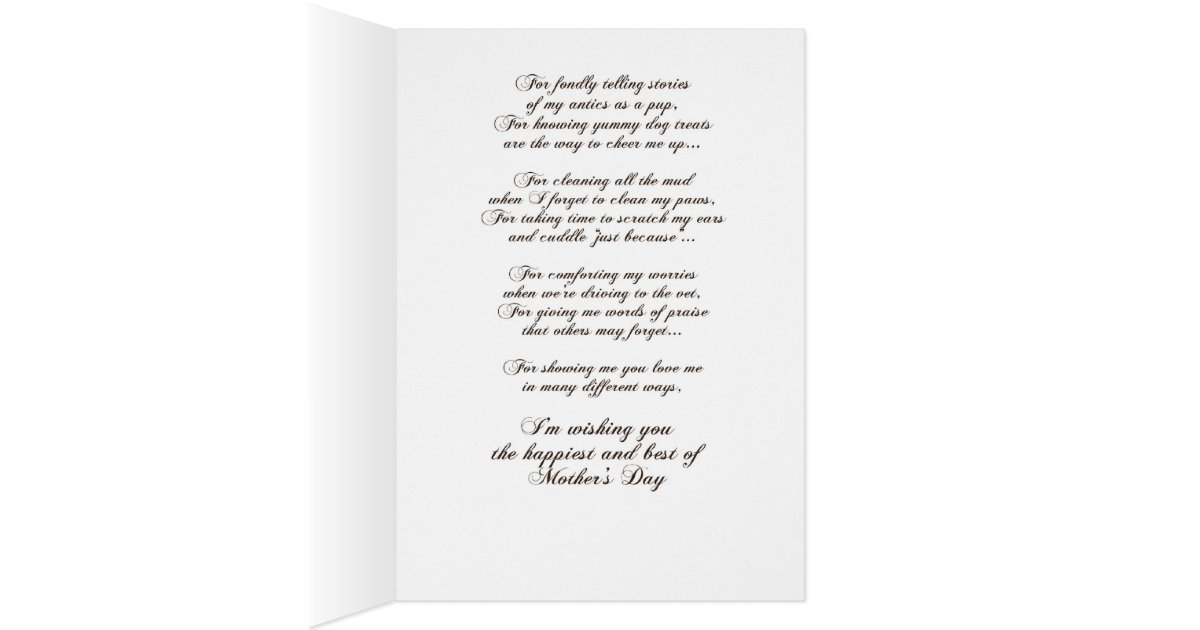 Dachshund Mother's Day Card | Zazzle