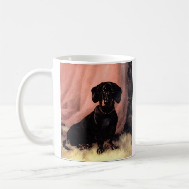 dachshund mug (Left)