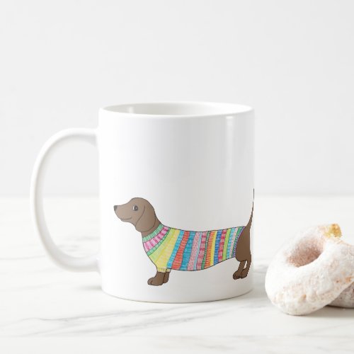 Dachshund Mug Cute Wiener dog sausage dog mug