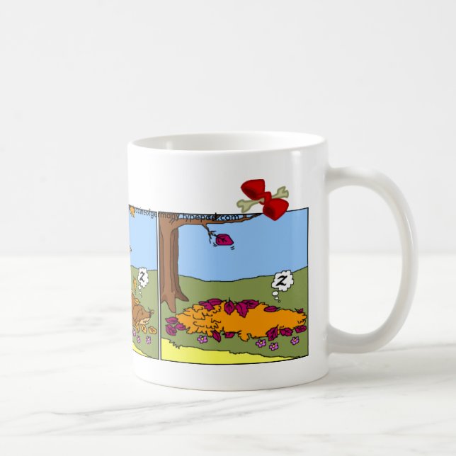 Dachshund Mug: Fall Coffee Mug (Right)