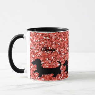 Dachshund Mug Follow Your Heart Doxie Lover Gift