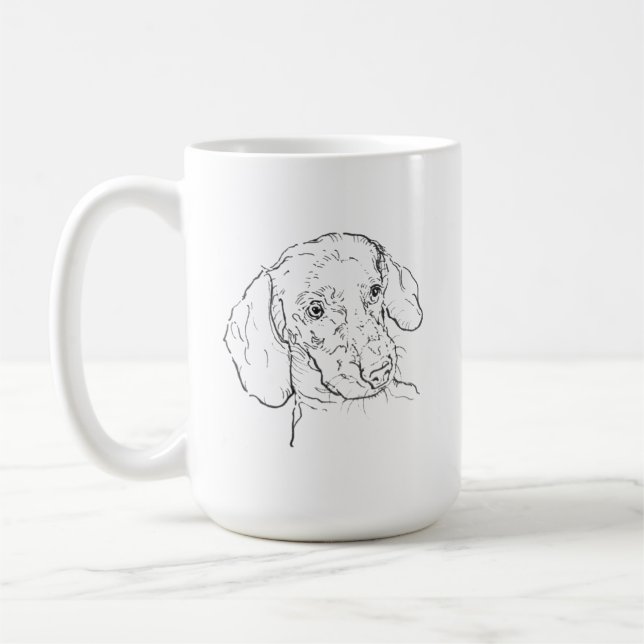 Dachshund Mug – Sausage Dog Coffee, Wiener Dog (Left)