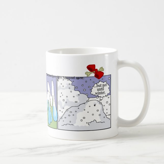 Dachshund Mug: Winter Coffee Mug (Right)