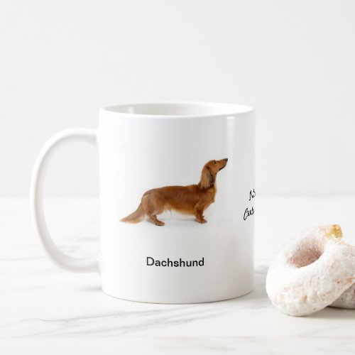 Dachshund Mug _ With two images and a motif