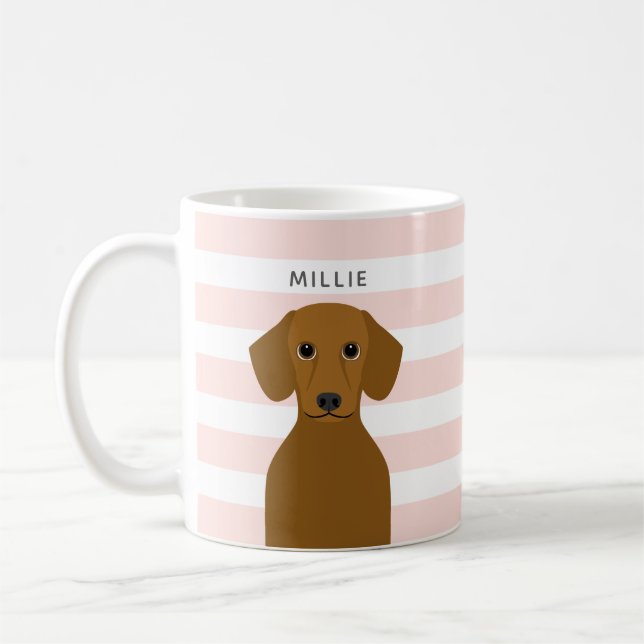Dachshund Mugs (Left)