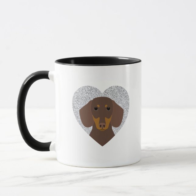 Dachshund Mugs (Left)