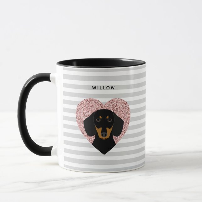 Dachshund Mugs (Left)