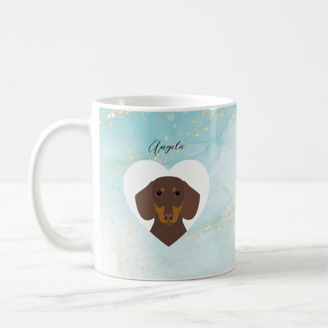 Dachshund Mugs (Left)