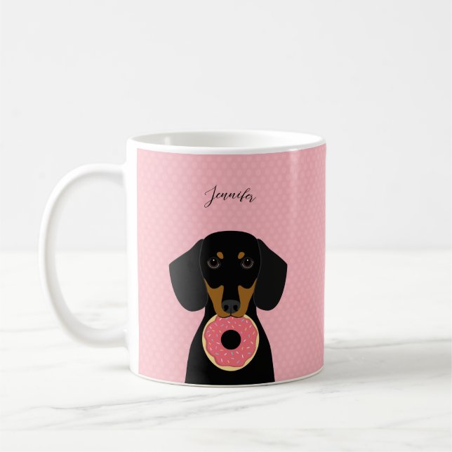 Dachshund Mugs (Left)