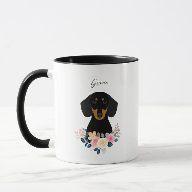 Dachshund Mugs (Left)