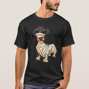 Dachshund Mummy Mummy Halloween T-Shirt