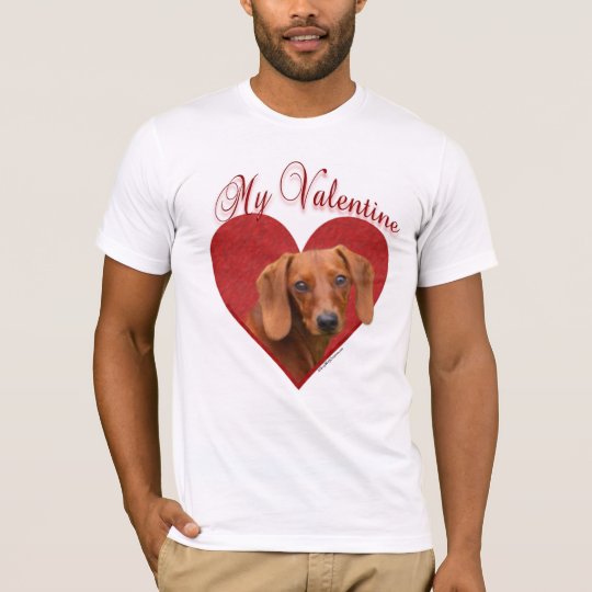 Dachshund My Valentine T-Shirt