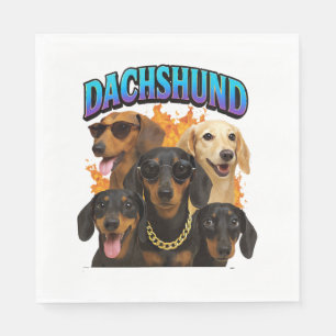 Dachshund napkins