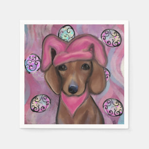 Dachshund napkins