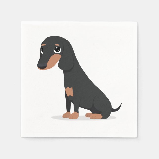 Dachshund Napkins (Front)