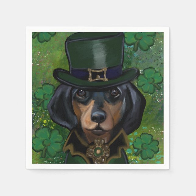 Dachshund  napkins (Front)