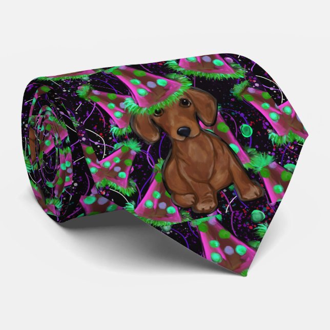 Dachshund Neck Tie (Rolled)