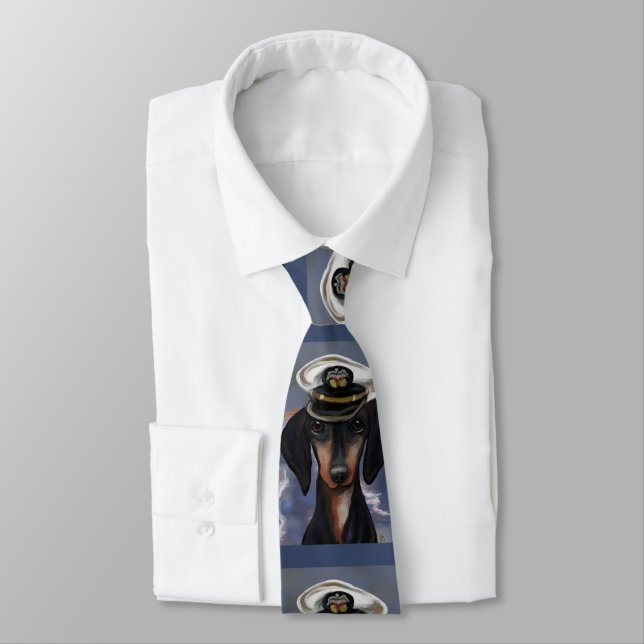 Dachshund         neck tie (Tied)