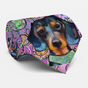 DACHSHUND NECK TIE