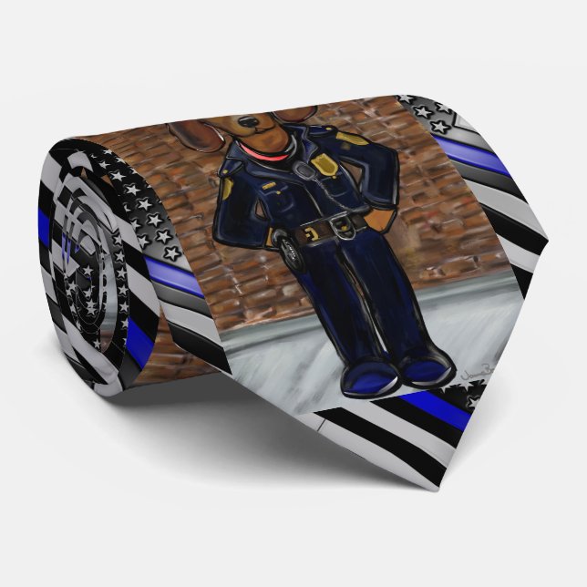 DACHSHUND NECK TIE (Rolled)