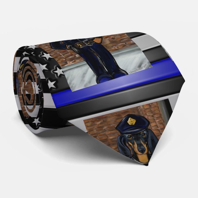 DACHSHUND NECK TIE (Rolled)