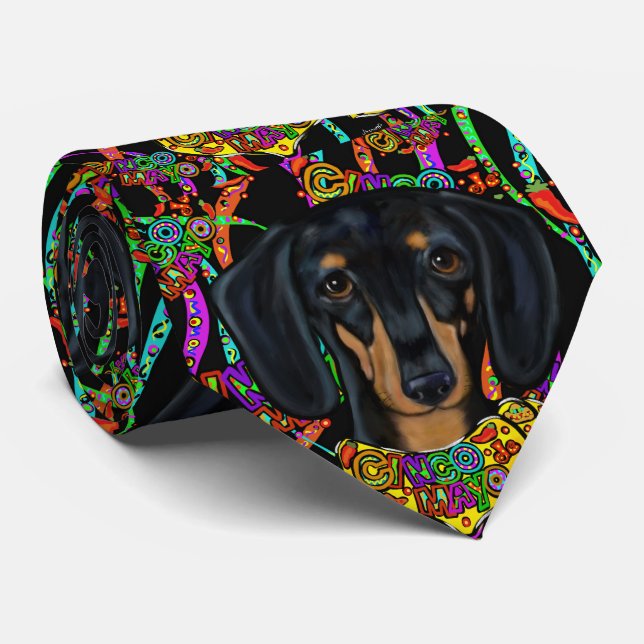 Dachshund Neck Tie (Rolled)