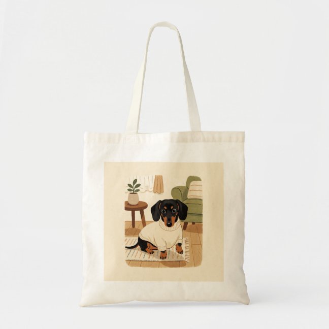 Dachshund New Home Explorer Tote Bag