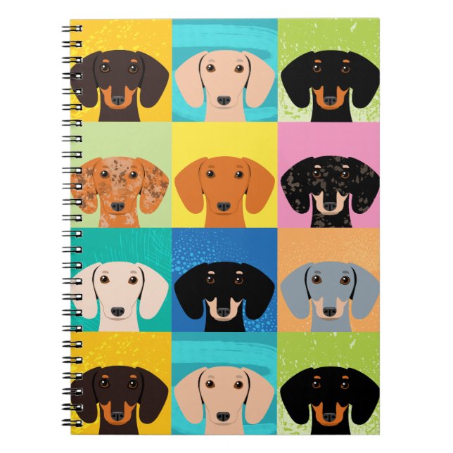 Dachshund  notebook (Front)