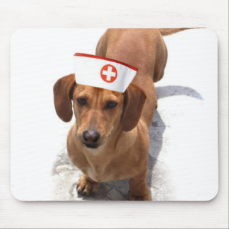 Dachshund nurse mousepad