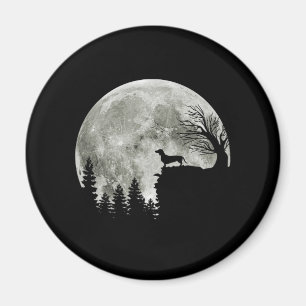 Dachshund On Mountain Halloween Graphic Tees Gifts Magnet