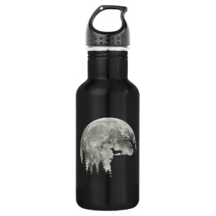 Dachshund On Mountain Halloween Graphic Tees Gifts Stainless Steel Water Bottle