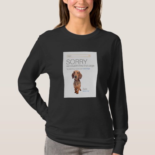 Dachshund   Online Shop Ecommerce Seller 404 Dog P T_Shirt