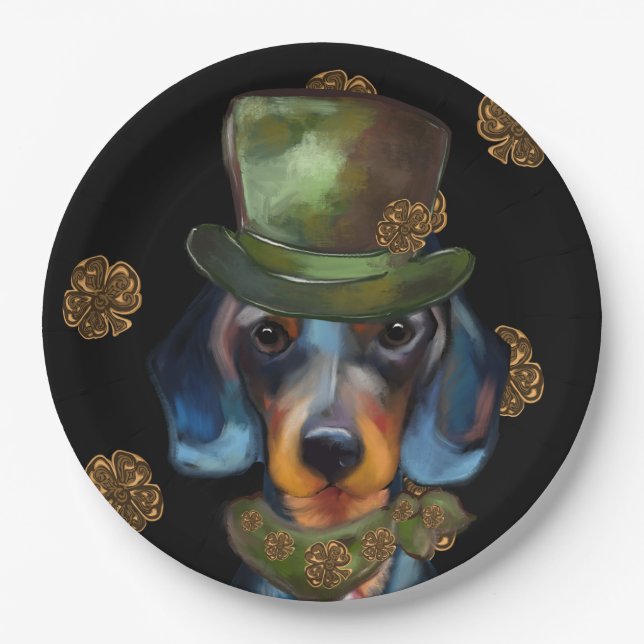  Dachshund      Paper Plates (Front)