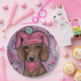 Dachshund          paper plates