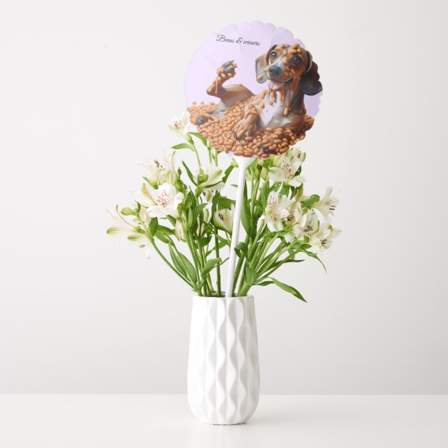 Dachshund Party Balloon (Vase)