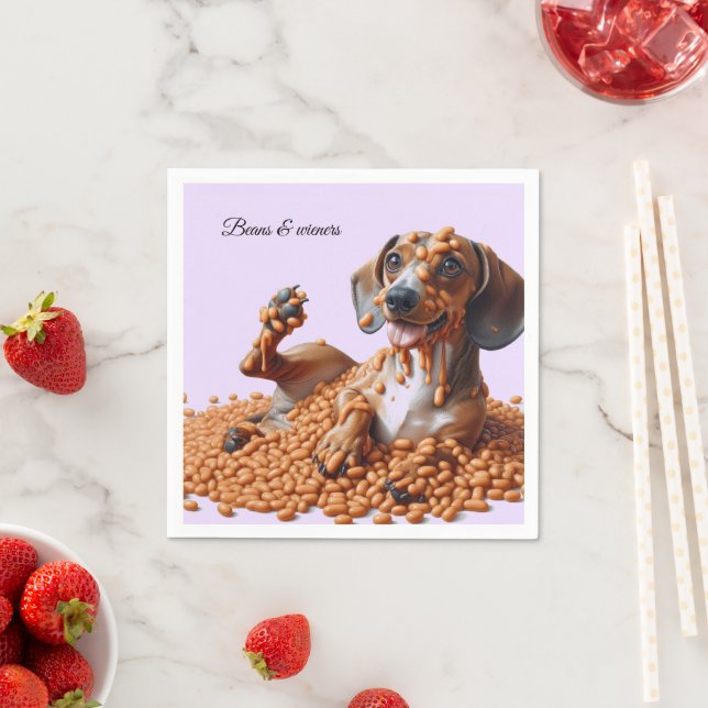 Dachshund Party Napkins (Insitu)