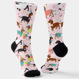 Dachshund Party Socks