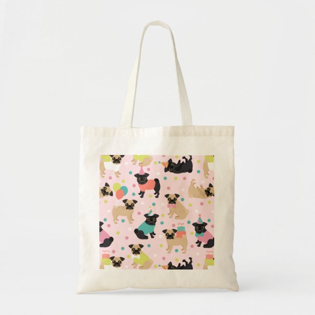 Dachshund Party Tote Bag (Front)