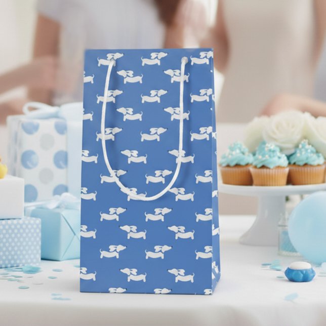 Dachshund Party Wiener Dog Gift Bags  (Dachshund gift bag - blue and other colors)