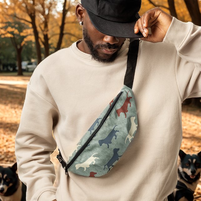 Dachshund Pattern Fanny Pack (Creator Uploaded)