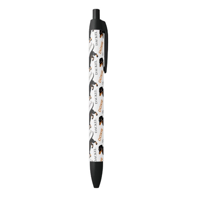 Dachshund Pattern Pen (Bottom (Vertical))