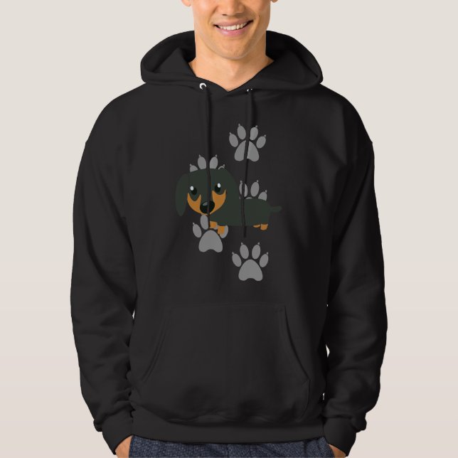 Dachshund Paw Hoodie (Front)