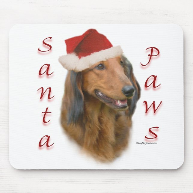 Dachshund Paws - Longhair Mouse Pad (Front)