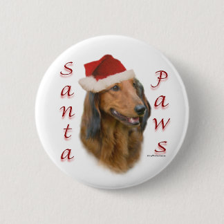 Dachshund Paws - Longhair Pinback Button