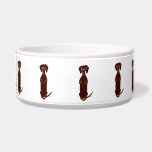 Dachshund Pet Bowl<br><div class="desc">PRLimages is a division of Paintings by Rachel Lowry.</div>